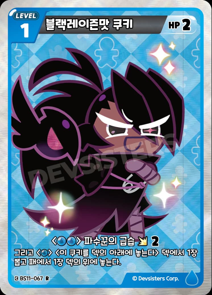 블랙레이즌맛 쿠키